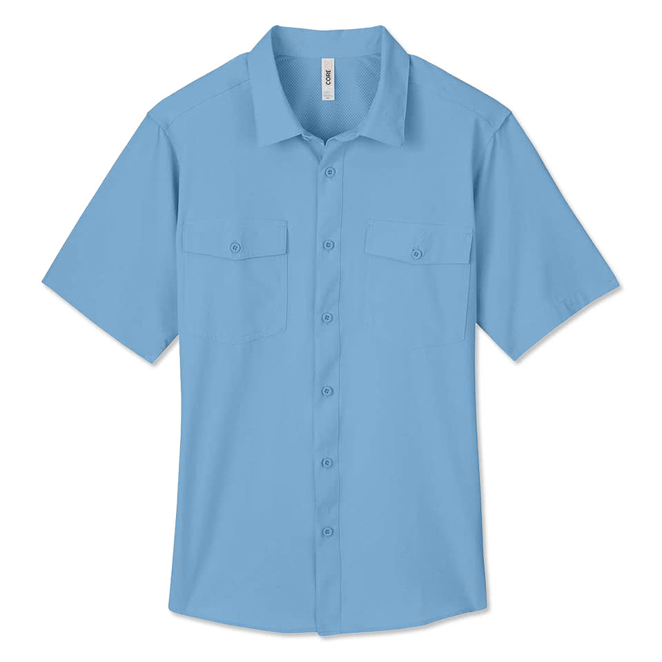 Core 365 Marina Ultra UVP Short Sleeve Shirt - Embroidered