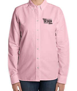 Brooks Brothers Women's Casual Oxford Long Sleeve Shirt - Color: Soft Pink