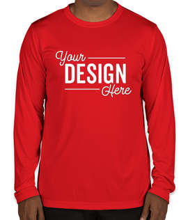 Canada - Team 365 Zone Long Sleeve Performance Shirt - Color: Sport Red