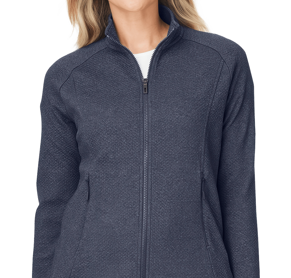 North End Women's Spirit Textured Full Zip Jacket-default