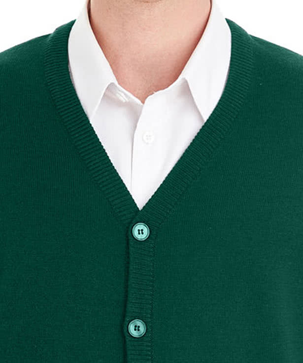 Harriton Pilbloc V-Neck Button-Up Cardigan
