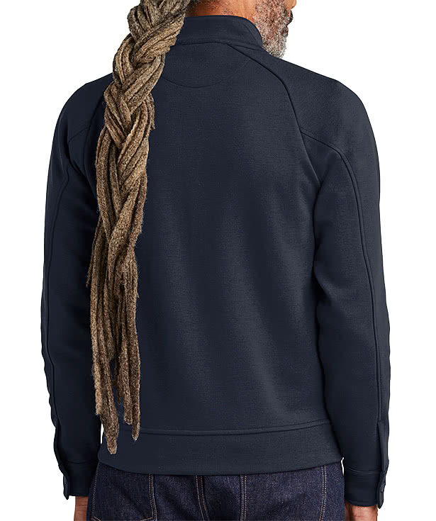 Brooks Brothers Double-Knit Full-Zip Hoodie With Custom