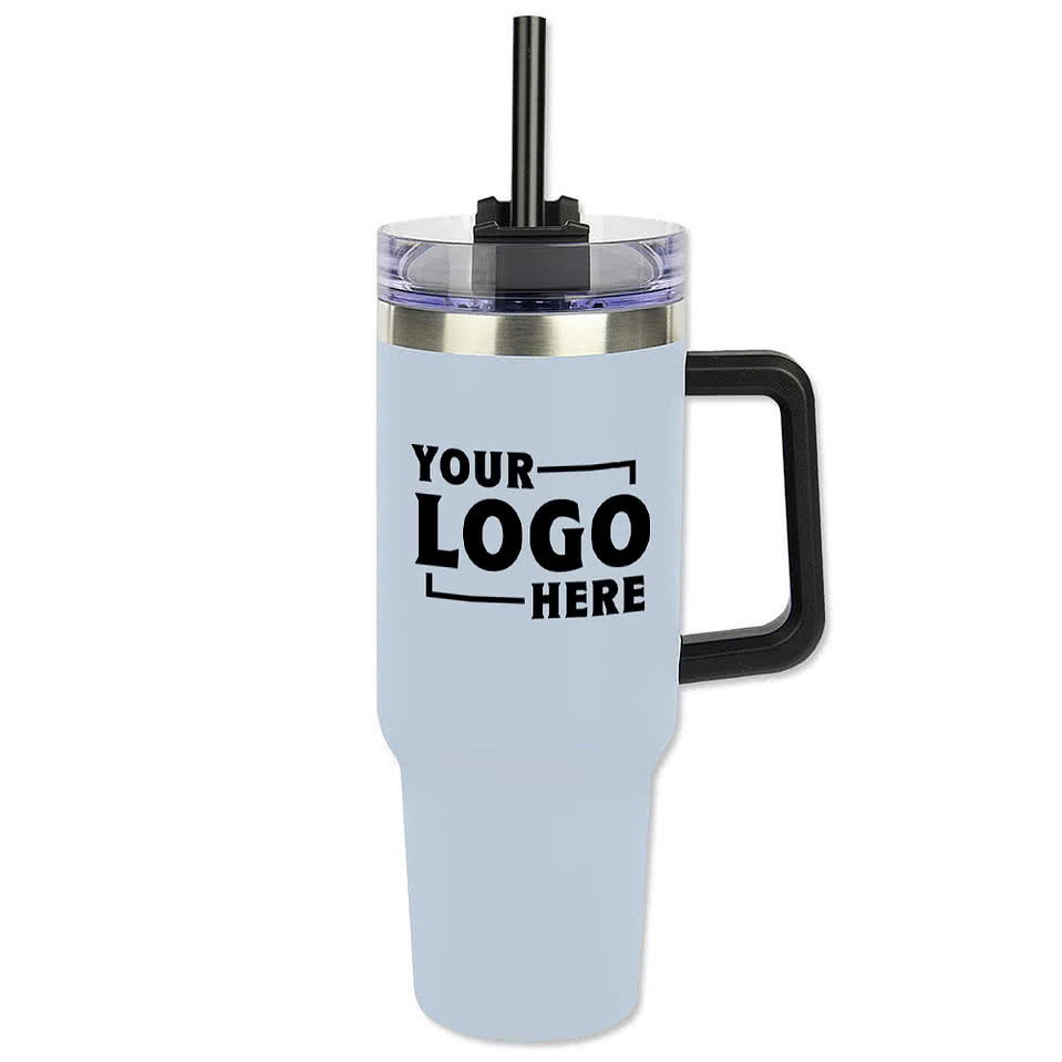 40 oz. Intrepid Stainless Steel Tumbler with Straw