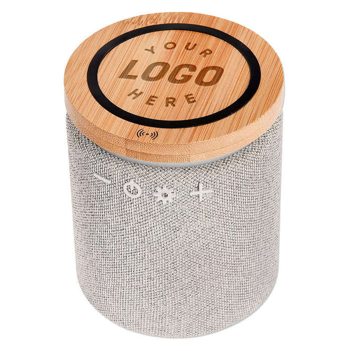 Laser Engraved Ultra Sound Bluetooth Speaker and 5W Wireless Charger