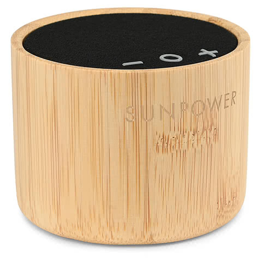 Reed Circle Bamboo Wireless Speaker in Bamboo