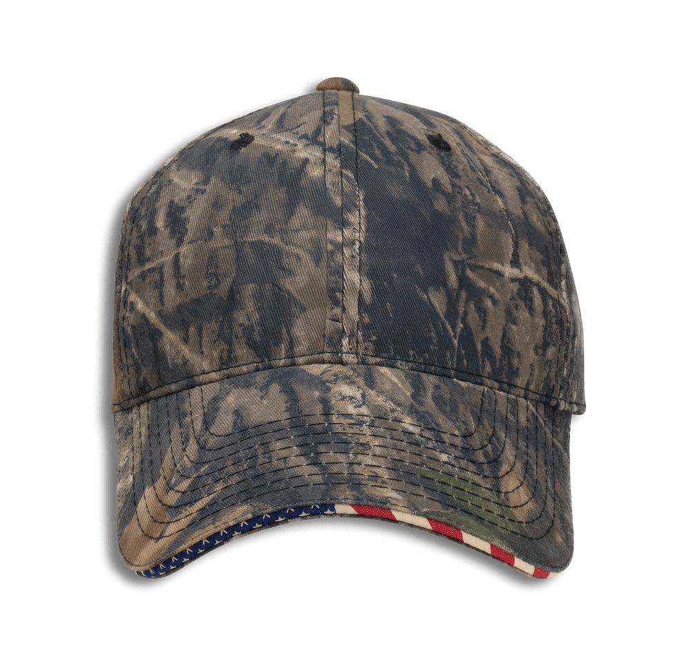 Camo Patriotic Baseball Hat-default