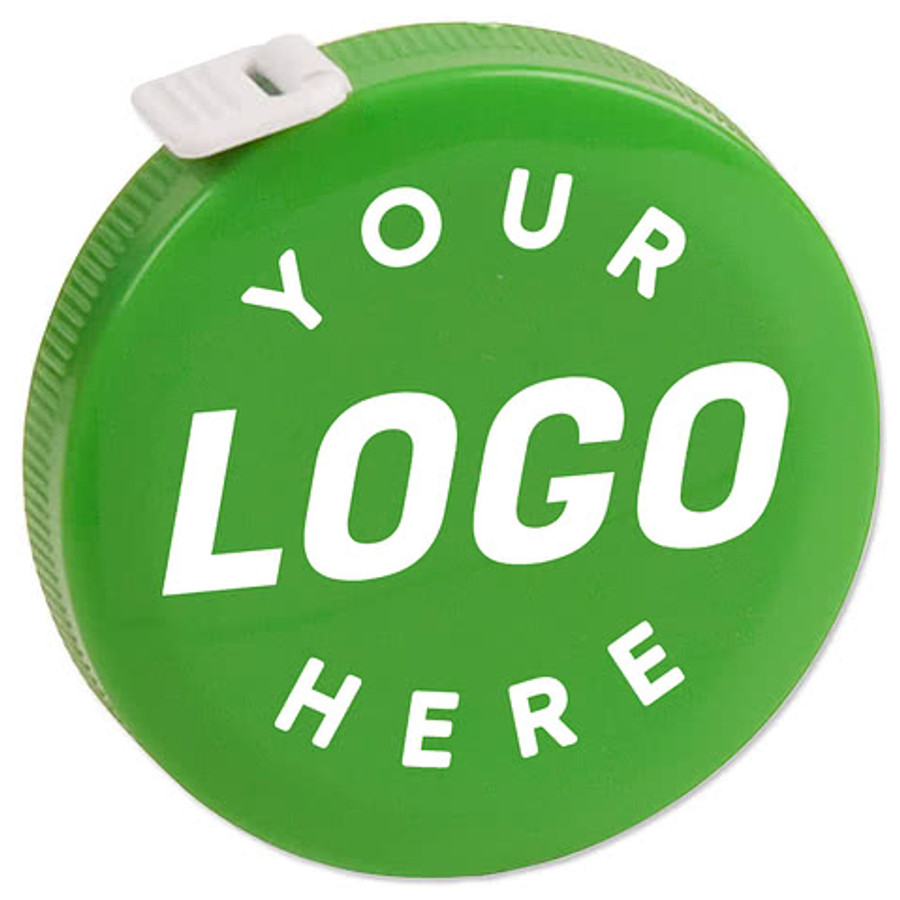 Round Retractable Tape Measure in Green