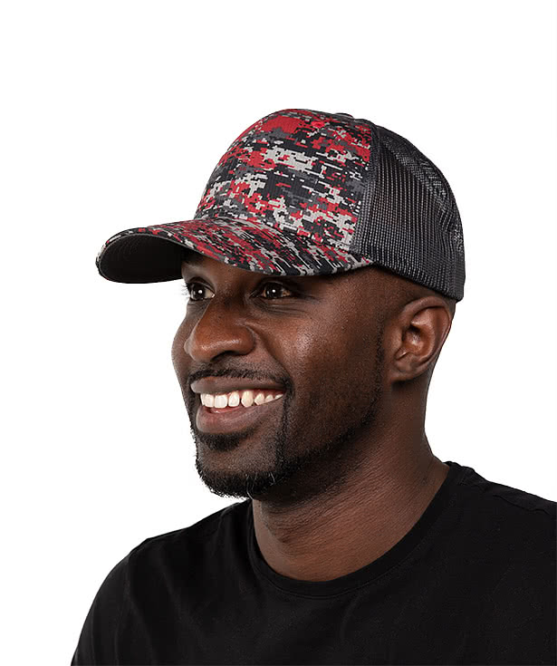Port Authority Digital Camo Snapback Trucker Hat