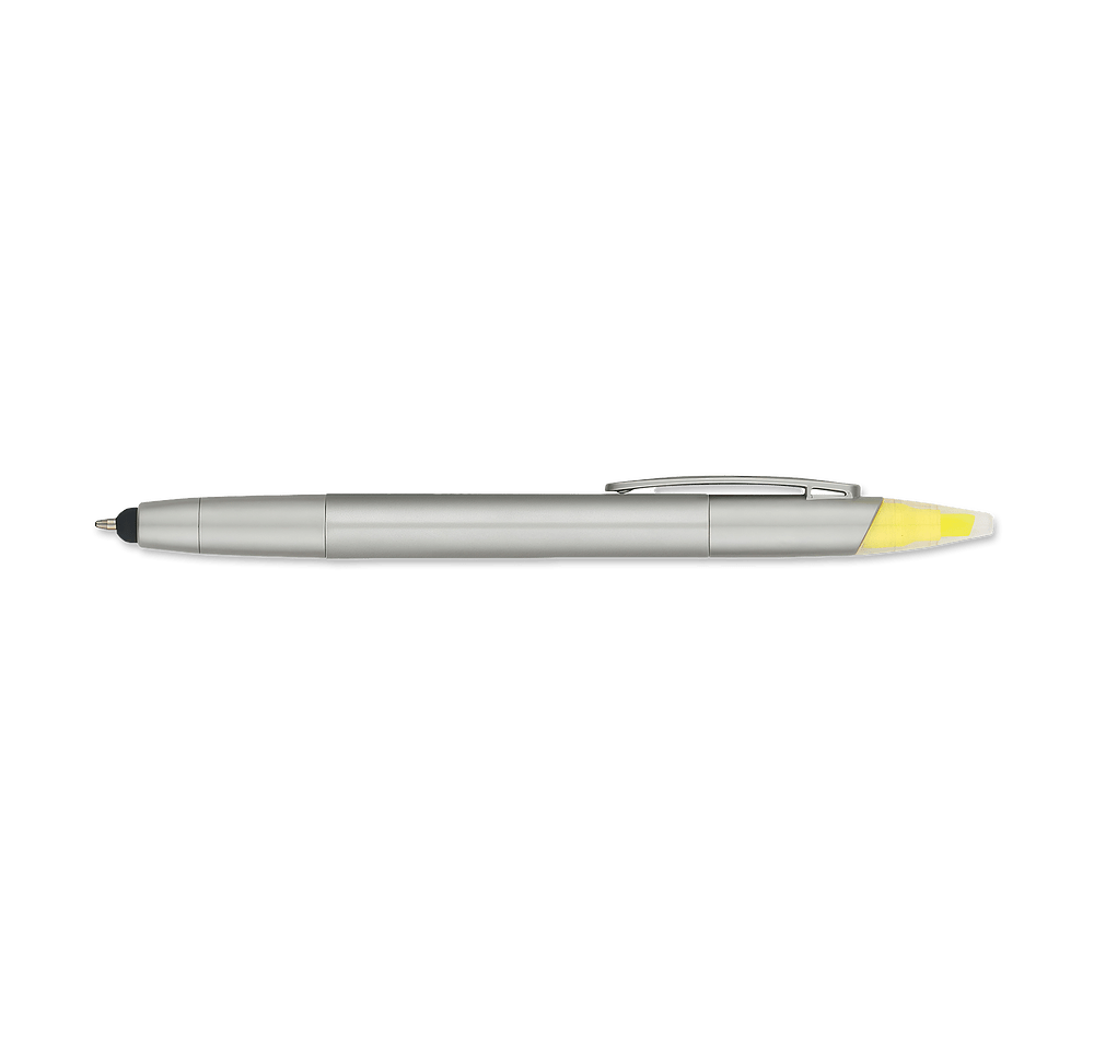 3-in-1 Highlighter and Stylus Pen (black ink)-default