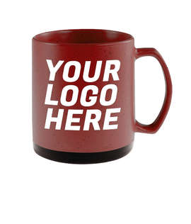 20 oz. Darien Ceramic Speckled Mug - Color: Red