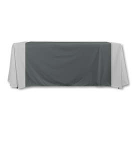 Full Color 57" LazerLine Table Runner - Color: Charcoal