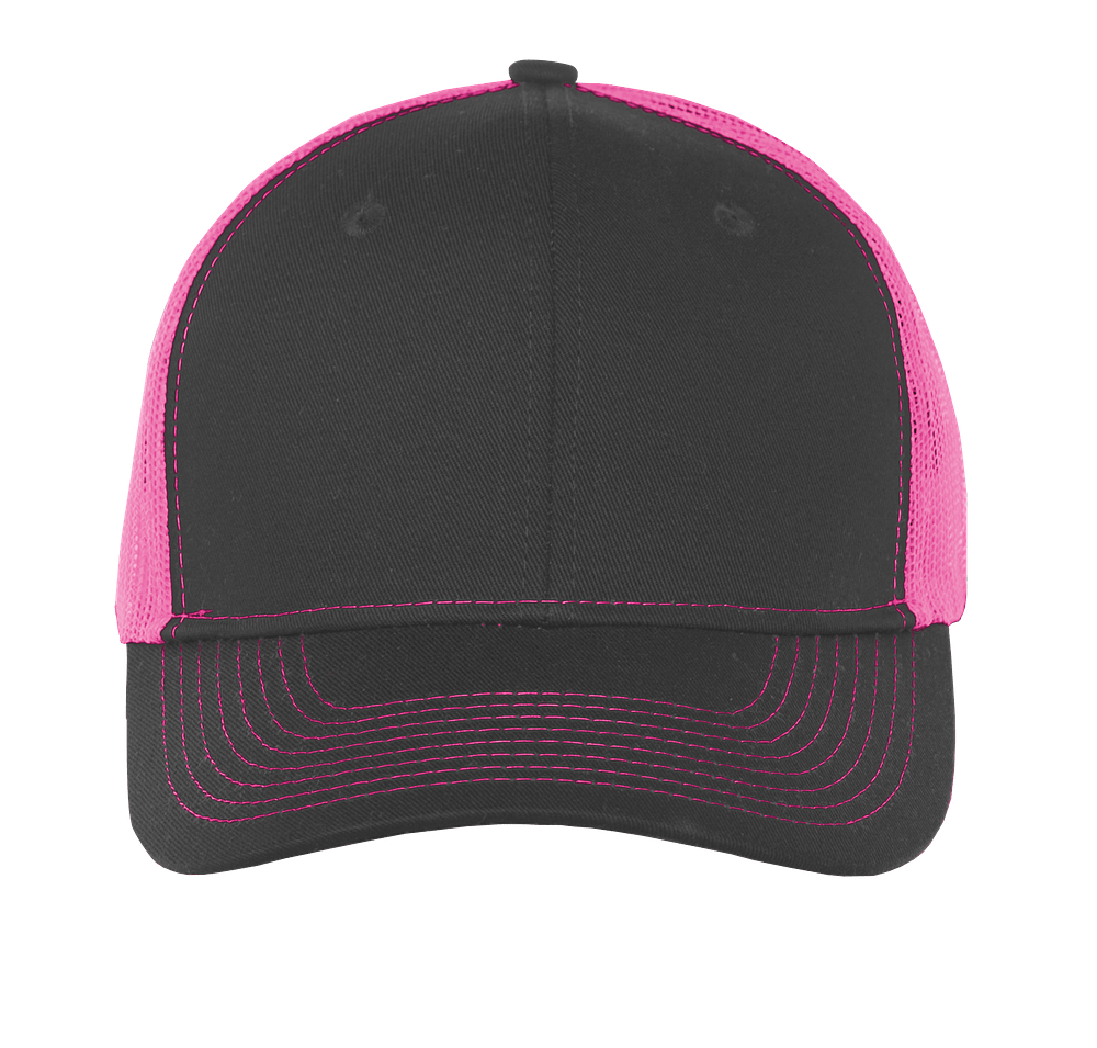 Port Authority Snapback Trucker Hat - Embroidered-default