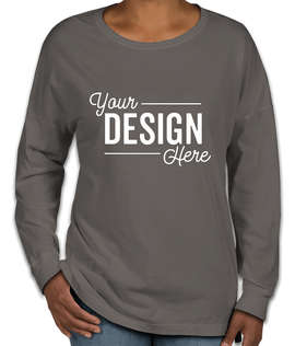 Comfort Colors Women's Drop Shoulder Long Sleeve T-Shirt