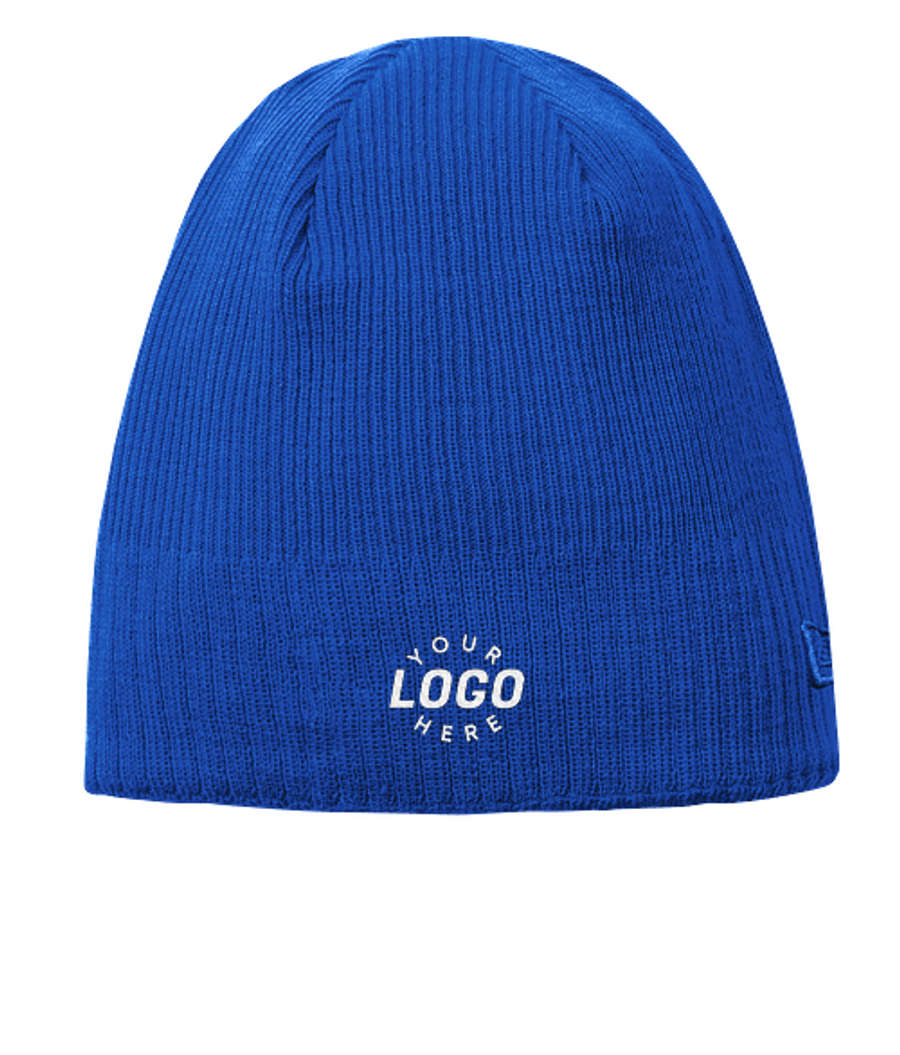 New Era Fleece Lined Beanie in Cool Blue