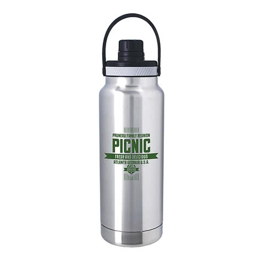 Full Color 33 oz. Energetic Sport Water Bottle with Hanger