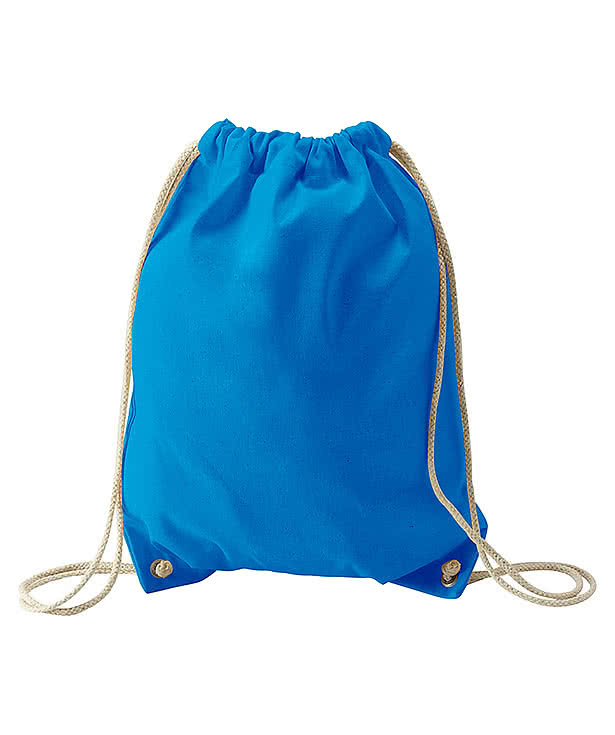 Full Color Natural Cotton Drawstring Bag