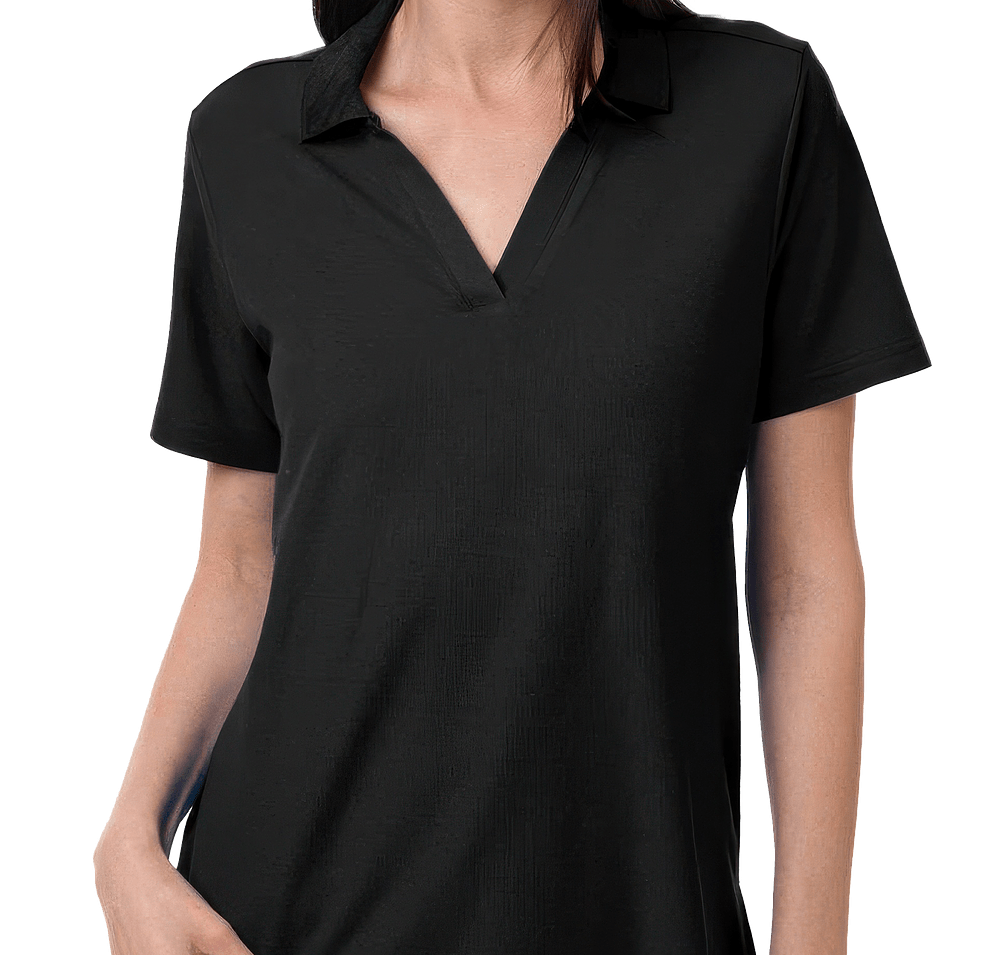 Core 365 Women's Resolve Recycled UPF 40+ Performance Pique Polo - Printed-default