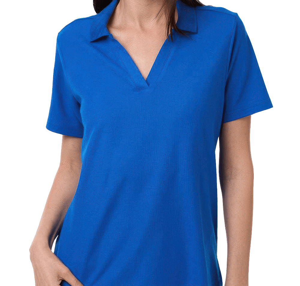 Core 365 Women's Resolve Recycled UPF 40+ Performance Pique Polo - Printed-default