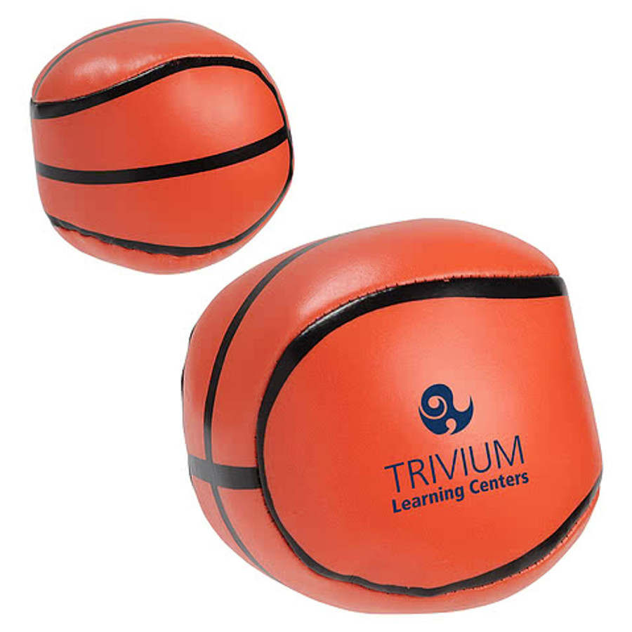 Basketball Plush Sports Ball in Orange