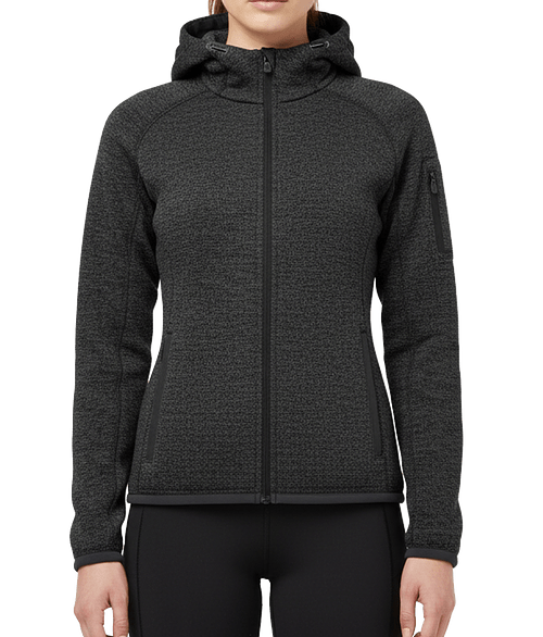 Stormtech Women’s Avalante Full Zip Sweater Fleece Jacket in Black Heather