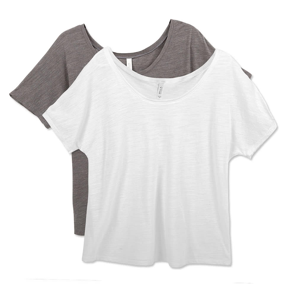 Bella + Canvas Women's Flowy Slub T-shirt