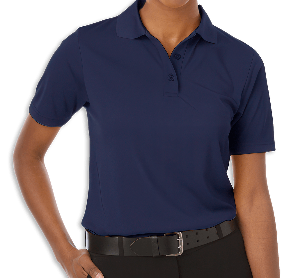 Blue Generation Women's BLU-X-DRI Performance Pique Polo - Printed-default