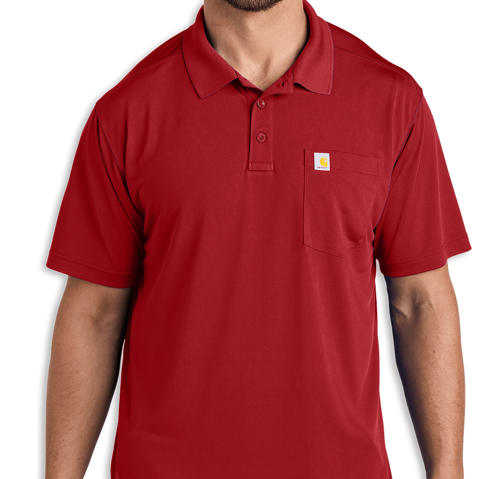Carhartt Force UPF 40 Performance Pocket Polo - Embroidered-default