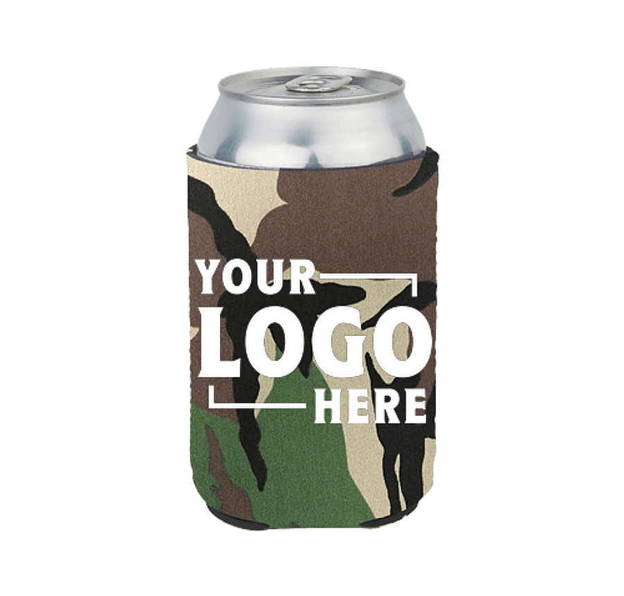 Neoprene Can Cooler in Camouflage