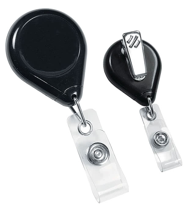 Tear Shape Retractable Badge Holder