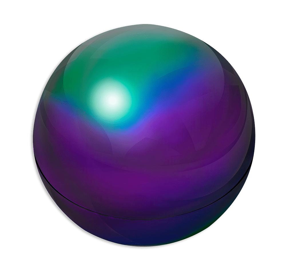 Metallic Rainbow Lip Moisturizer Ball-default