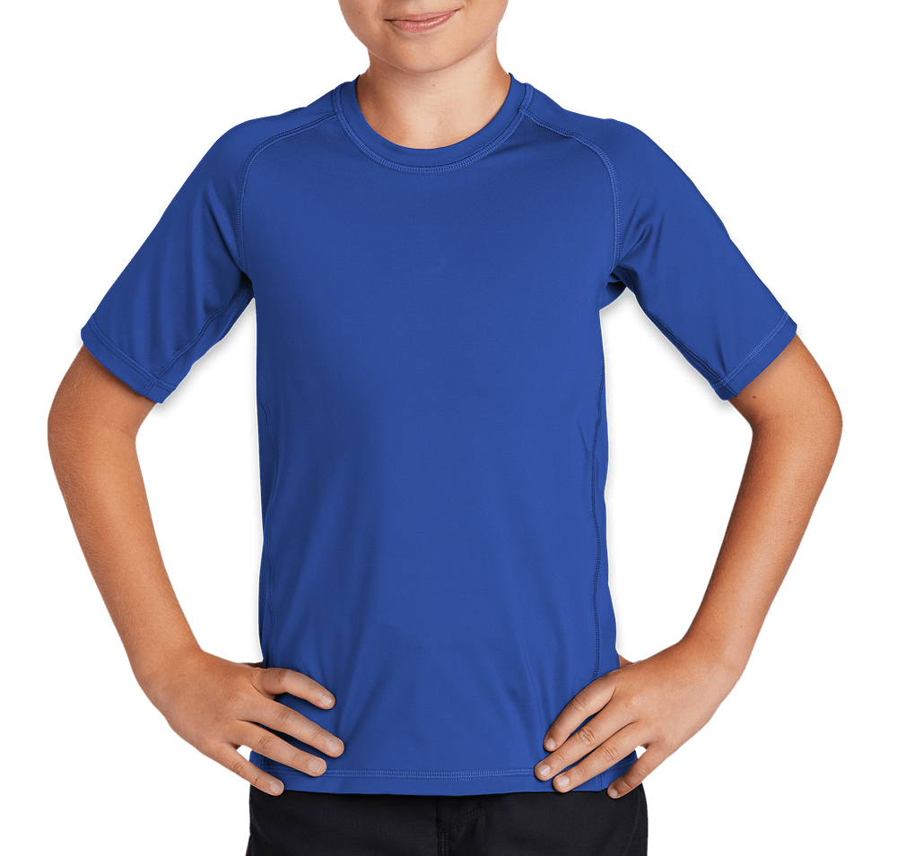 Sport-Tek Youth Rash Guard Shirt-default