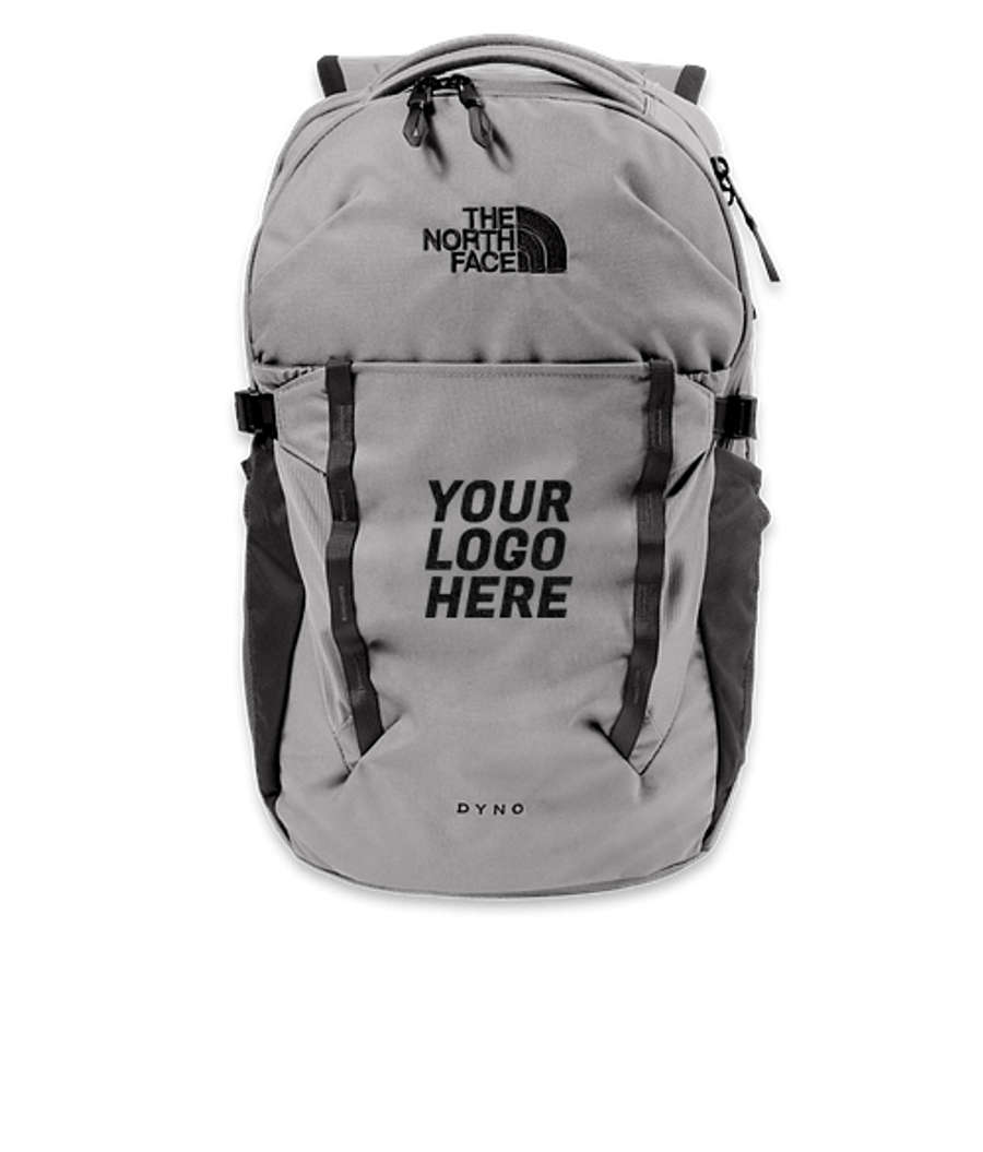 The North Face Dyno 15" Computer Backpack in Mid Grey Dark Heather / TNF Black