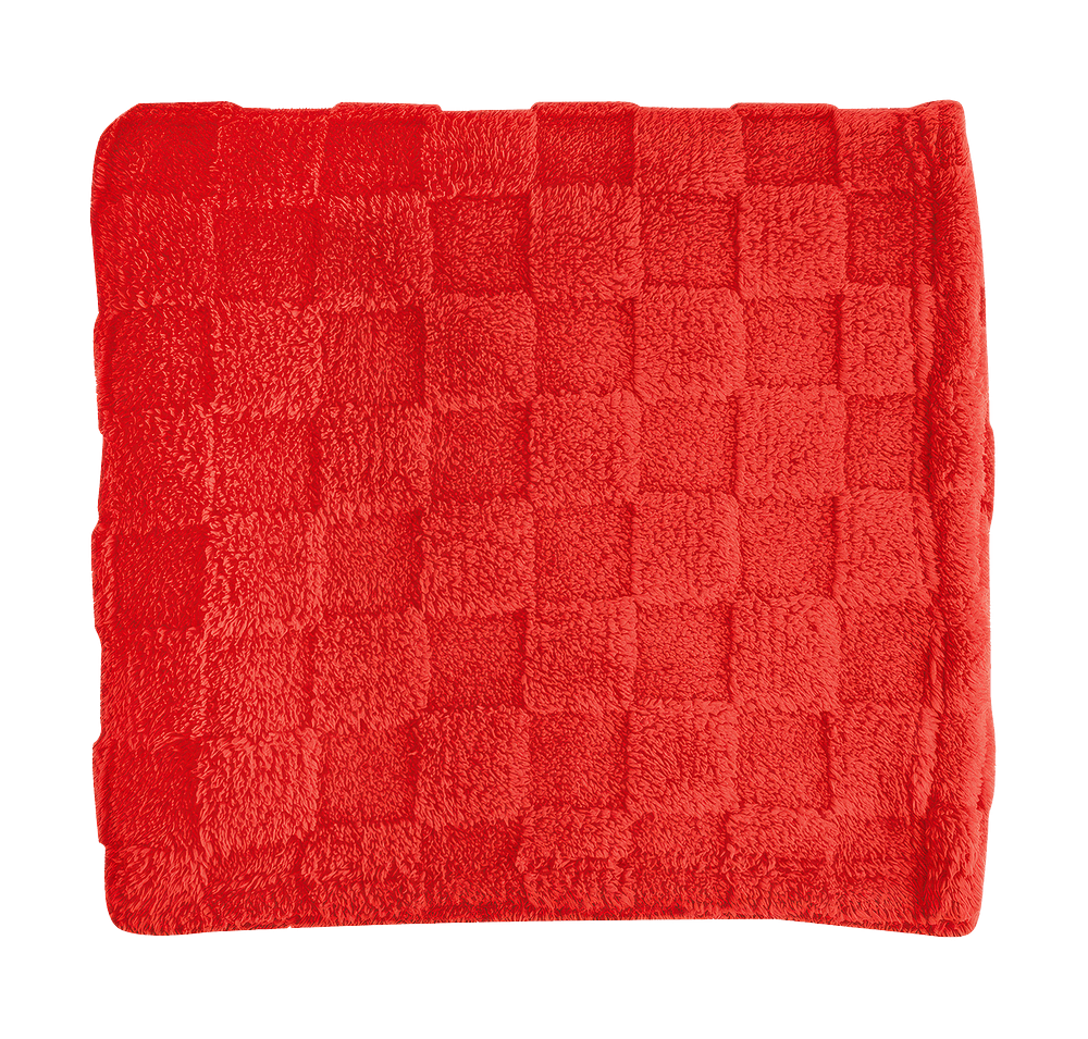 Checkered Recycled Sherpa Blanket-default