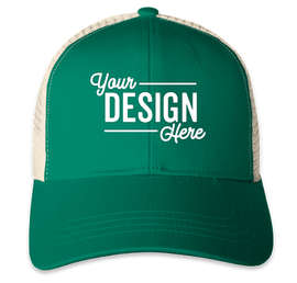 Econscious Organic/Recycled Trucker Hat - Color: Emerald Forest / Oyster