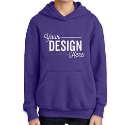 Port & Company Youth Core Pullover Hoodie - Color: Purple