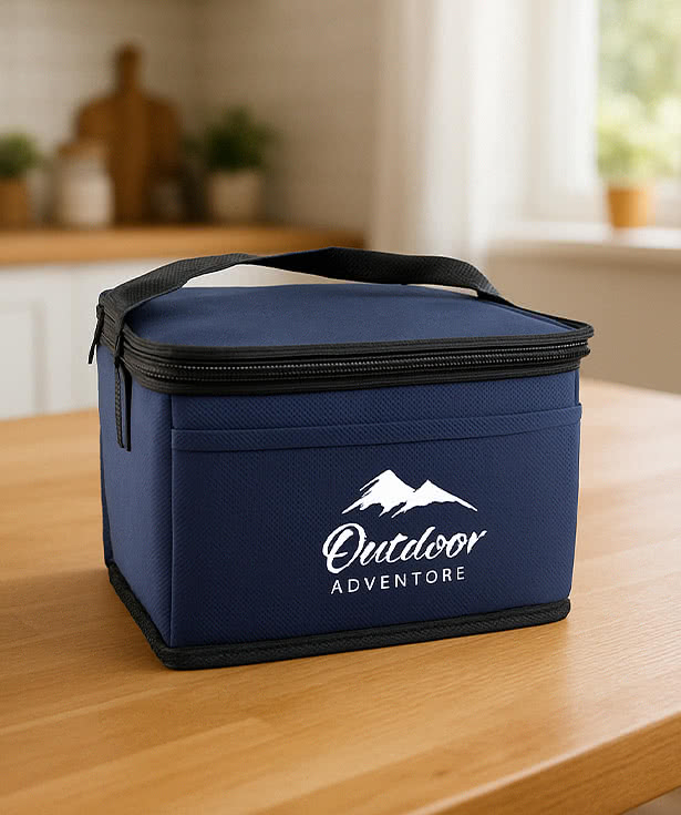 Promotional Non-Woven Insulated 6 Can Lunch Cooler