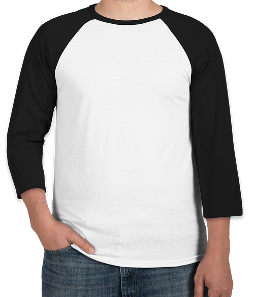 Custom raglan shirts no minimum Clearance