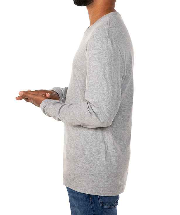 Tシャツ・カットソー RONRON HALF SHOULDER SHIRRING LONG SLEEVE GREY SP24_R_CORE_X_JERSEY_40000-