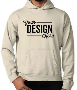 Hanes ComfortWash Garment Dyed Pullover Hoodie - Color: Parchment