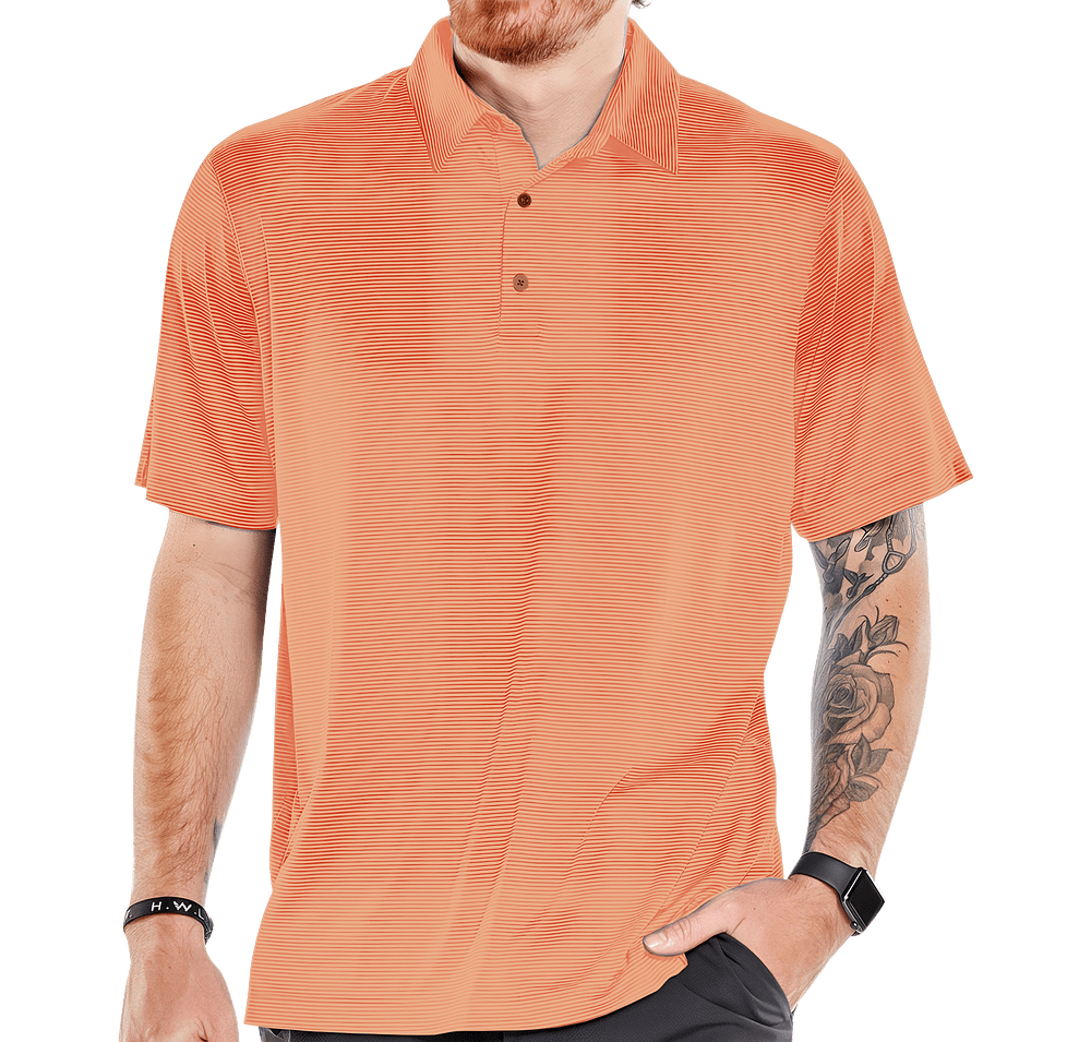 Storm Creek Optimist Microstripe Performance Polo - Embroidered-default