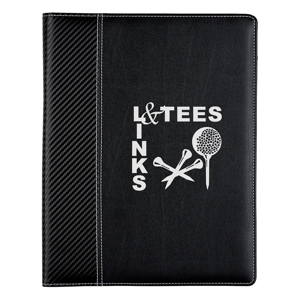 Carbon Fiber Look Padfolio