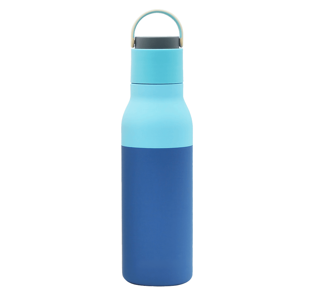 Asobu 22 oz. Metro Insulated Water Bottle with Pop-Up Straw-default