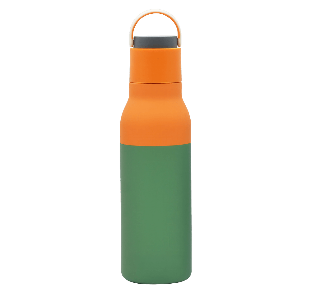 Asobu 22 oz. Metro Insulated Water Bottle with Pop-Up Straw-default