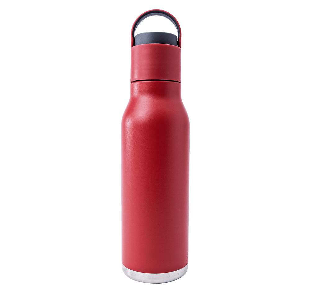 Asobu 22 oz. Metro Insulated Water Bottle with Pop-Up Straw-default