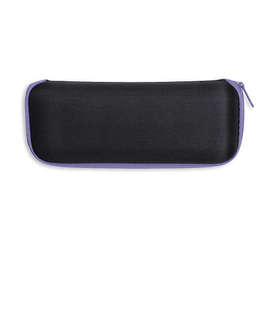 37" Arc Telescopic Folding Travel Umbrella with Eva Case - Color: Purple