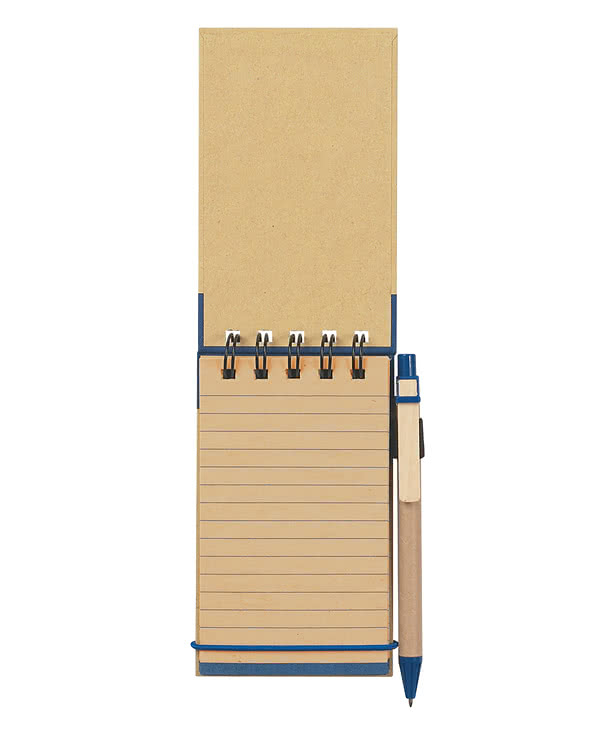 Eco-Inspired Mini Jotter Notebook with Pen
