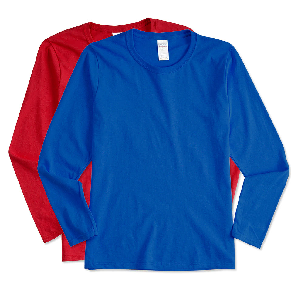 Canada - Gildan Women's 100% Cotton Long Sleeve T-shirt