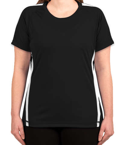 Canada - ATC Women's Competitor Colorblock Performance Shirt - Black / White