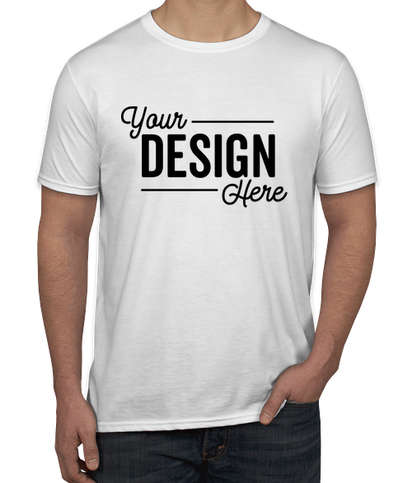 Canada - Gildan Softstyle Jersey T-shirt - White