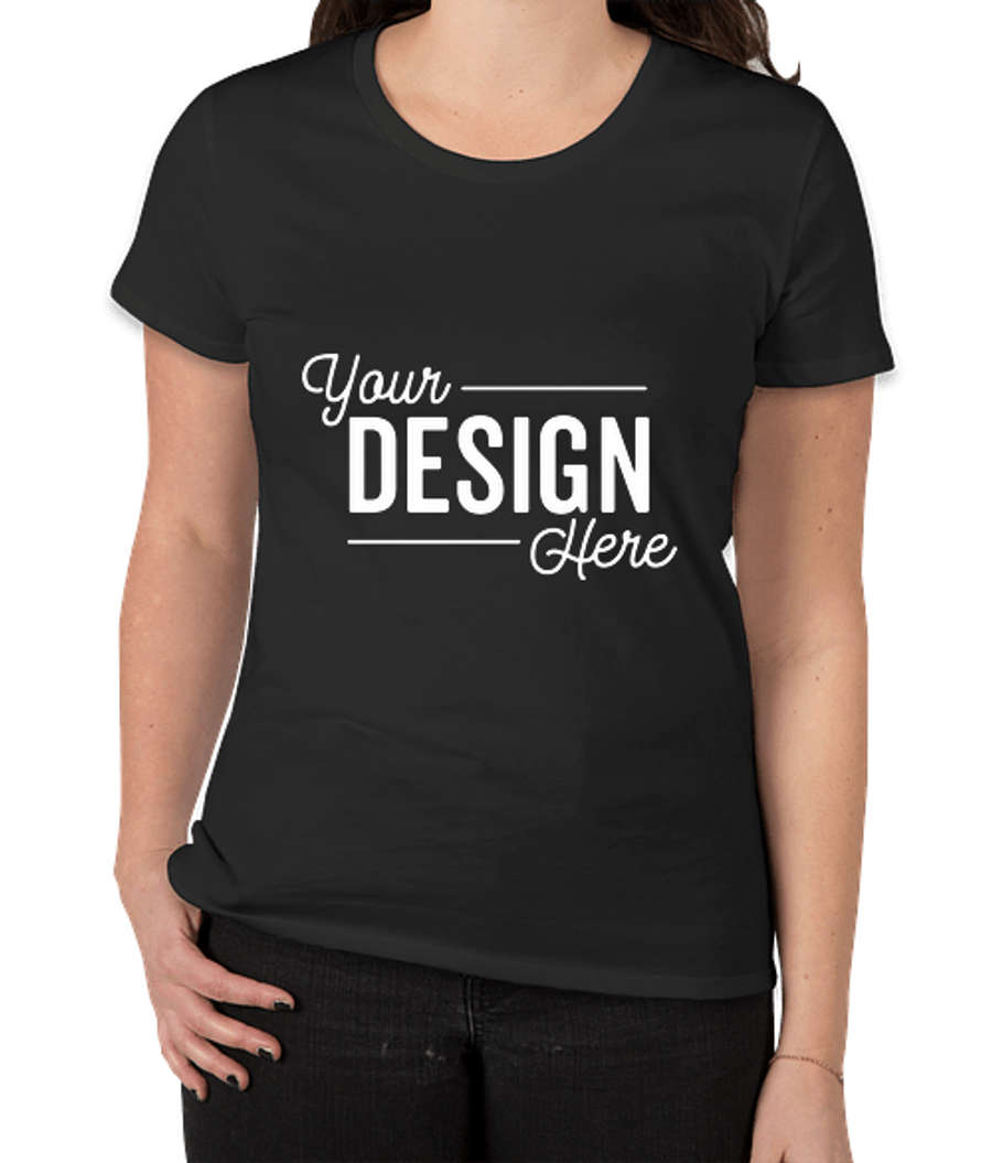 Royal Apparel Women's USA-Made Slim Fit Organic T-shirt in Night